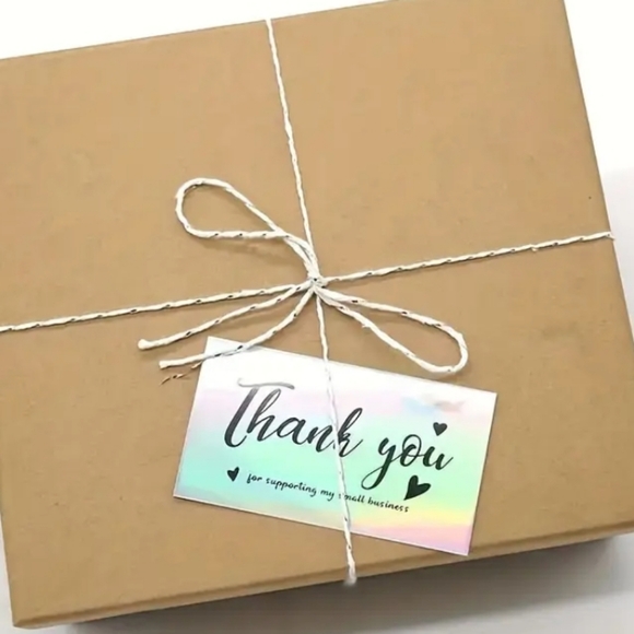 620 pieces Thank You Cards, stickers and bag - Picture 5 of 9